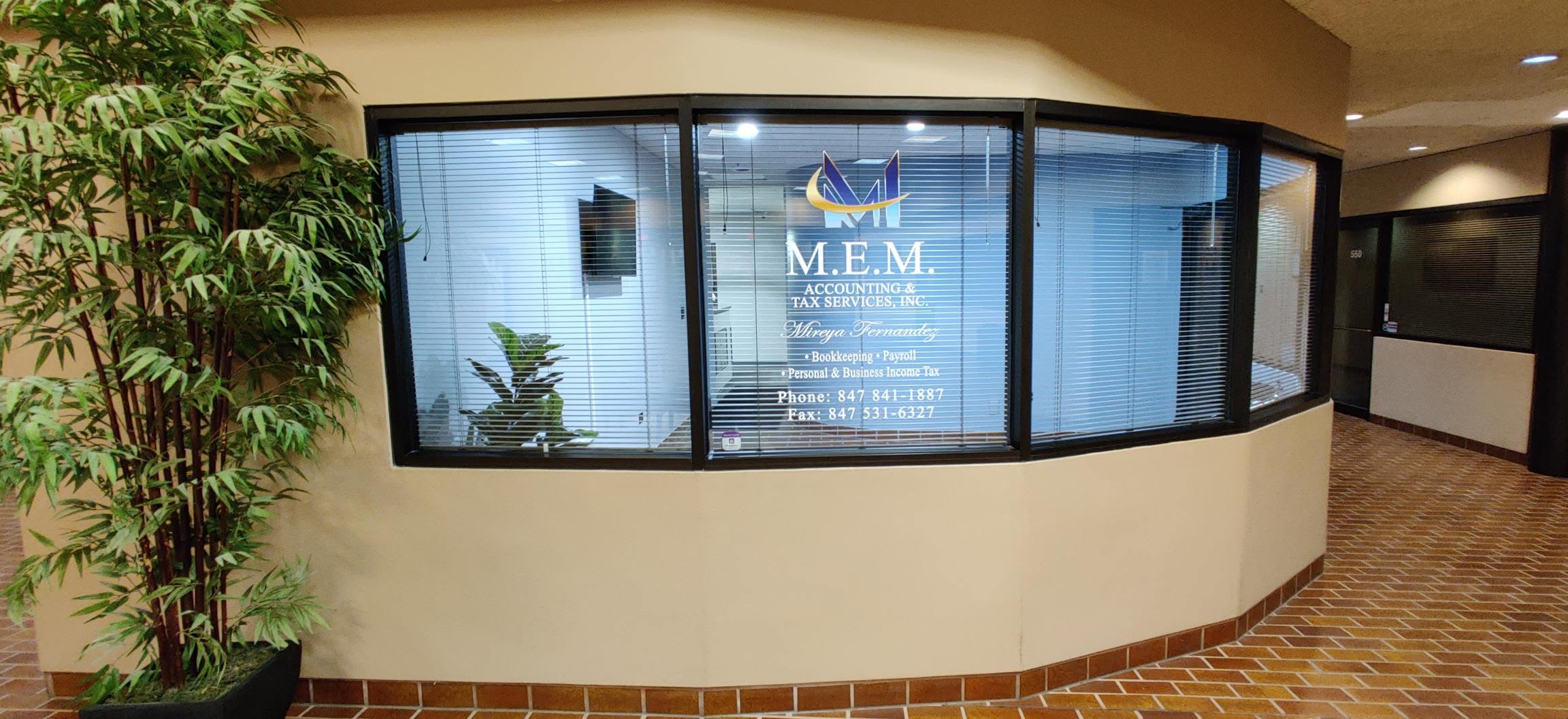 M.E.M. Accounting Elgin Suite Interior View